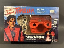 1984 VINTAGE MICHAEL JACKSON'S THRILLER 3-D VIEW-MASTER GIFT SET FACTORY SEALED