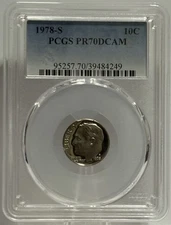 1978 S 10C Roosevelt Dime Proof PCGS PR70DCAM! 🔥🔥 Perfect Grade!