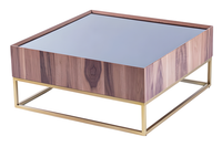 Eleganter Beigefarbener Couchtisch Aus Holz Im Modernen Design