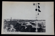 66769 Old PC Hong Kong China Town 1909 Postcard Shanghai English Settlement