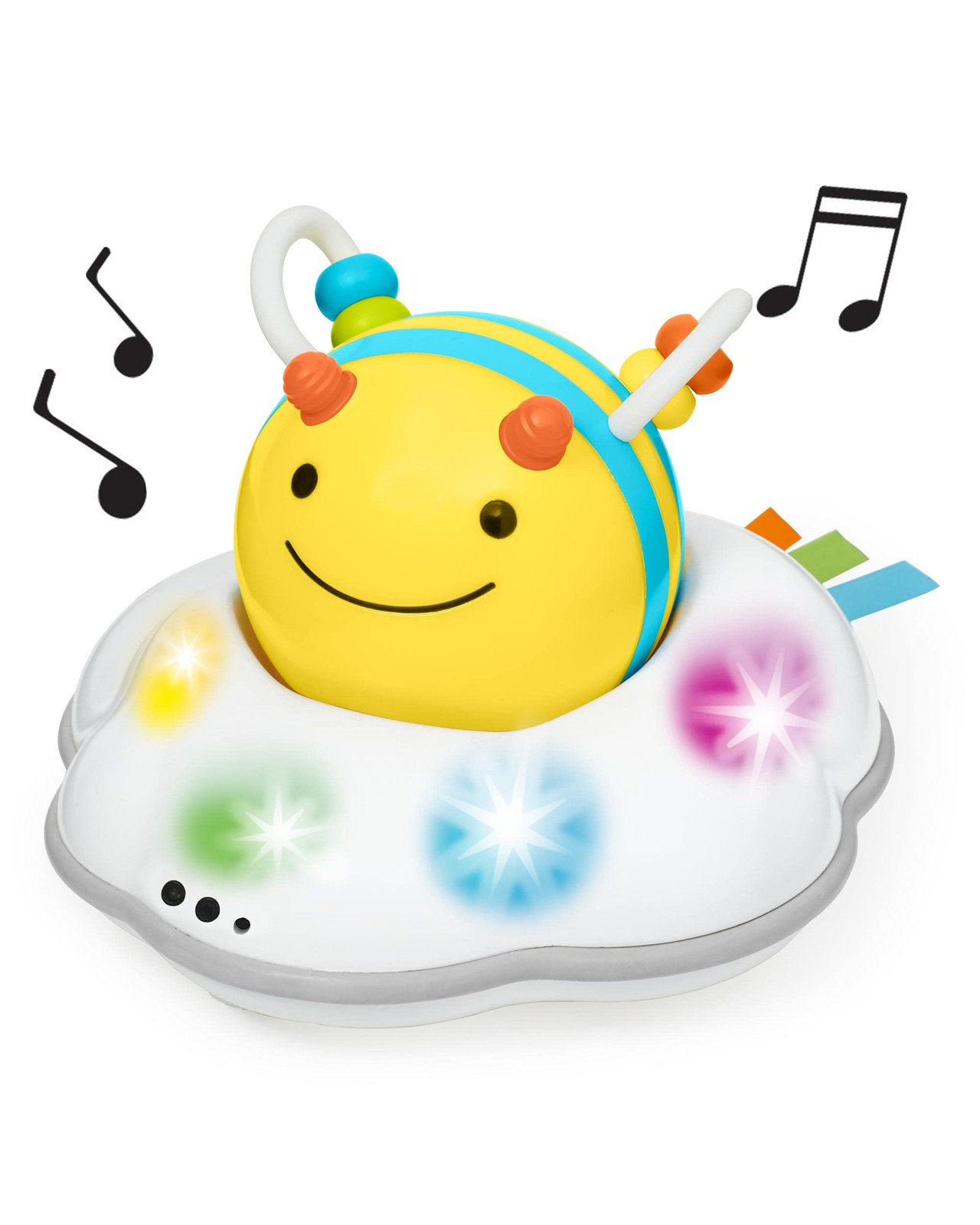 Skip Hop Baby Follow-Me Bee Tummy Time Crawl Toy 3-Stage Infant Sensory