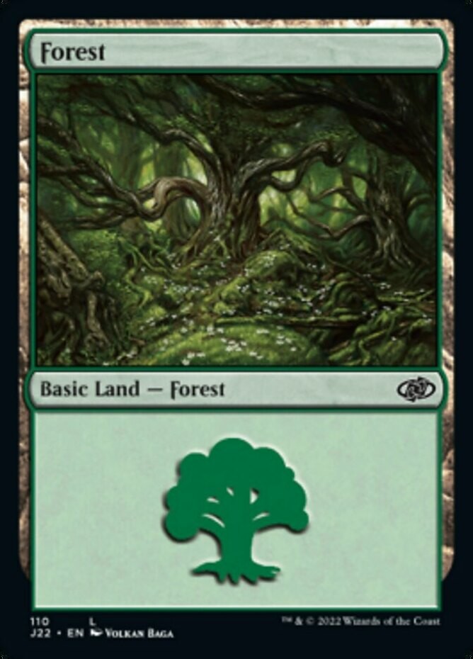 Forest (110) Jumpstart 2022 Lightly Played, English