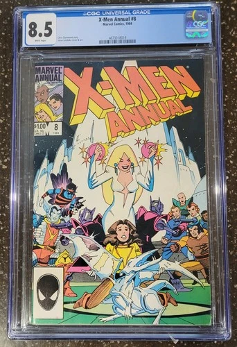 1984 Marvel X-Men Annual #8 CGC Graded 8.5 Very Fine+