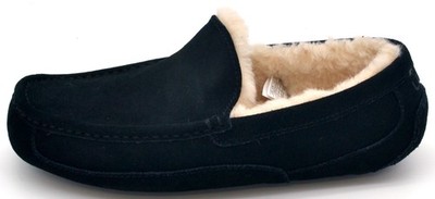 UGG Mens Ascot Slipper | Black | 1101110-BLK | Authentic New | eBay