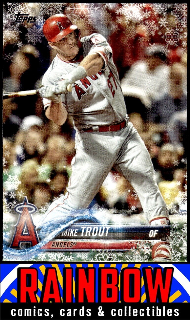 2018 Topps Holiday #HMW100 Mike Trout