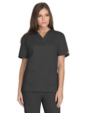 Dickies EDS Signature Women's Scrub Set - 86706 V-Neck Top 86106T Natural Rise