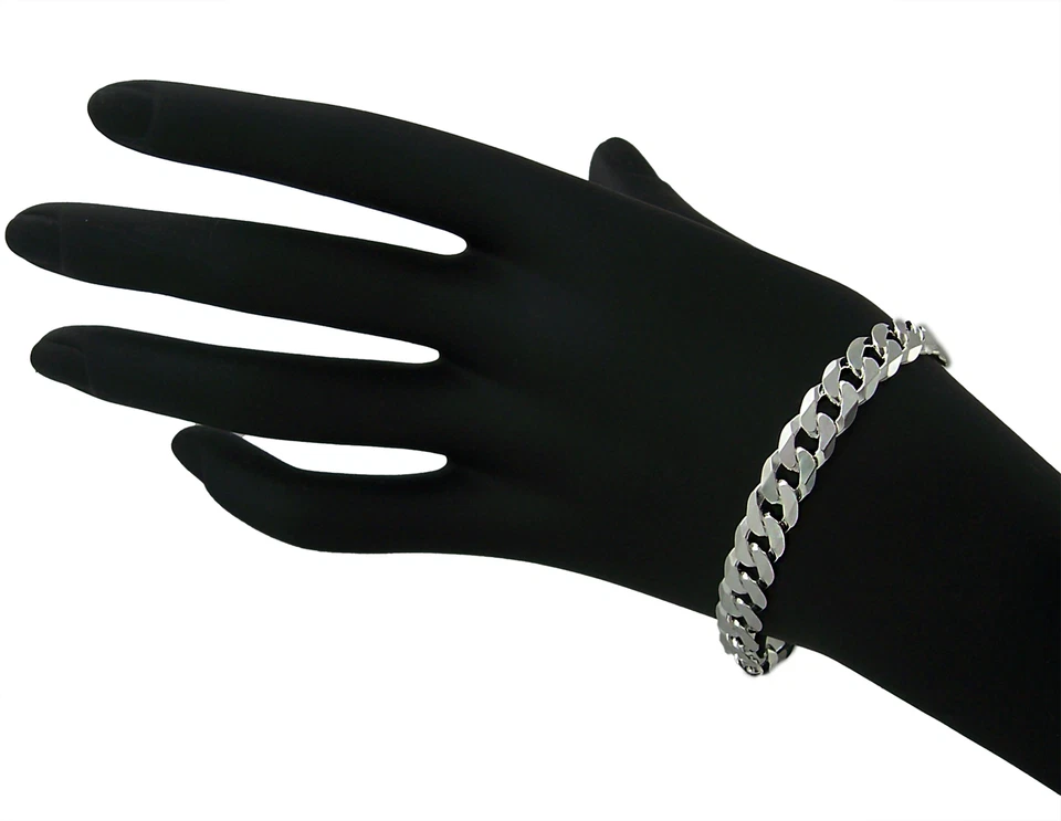 Niklarson® Panzerkette massiv 925 Sterling Silber Damen Herren Kette Armband VE3 - Bild 3 von 4