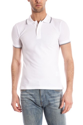 Polo Armani Jeans AJ Polo Shirt EXTRA SLIM FIT Cotone Uomo Bianco 06M30BT  10 | eBay