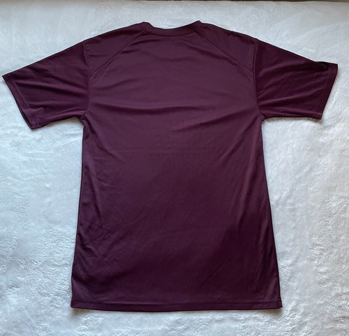 Park Ridge Wrestling T-Shirt Athletic Tee Men's Small Burgundy Polyester - Picture 2 of 9