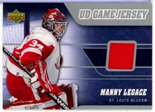 2006-07 Upper Deck Game Jerseys JML Manny Legace JERSEY - St. Louis Blues