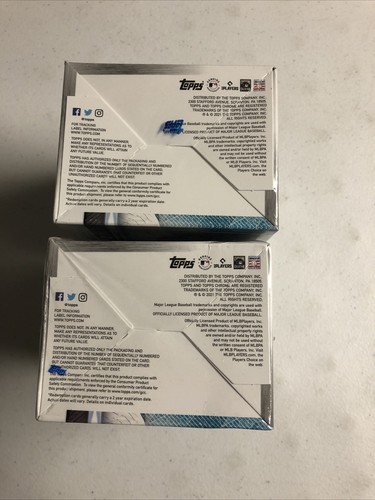 2-2021 MLB Baseball Topps Chrome Blaster Boxes Sealed! RC�s - Picture 5 of 6
