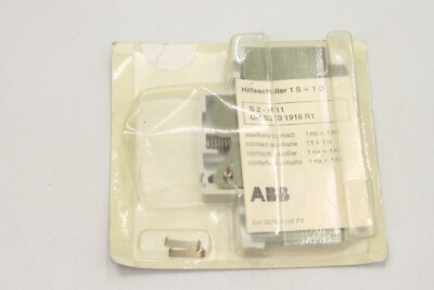 ABB S2 H11 1A+1Ö 1NO Hilfsschalter Kontaktblock S2-H11 OVP