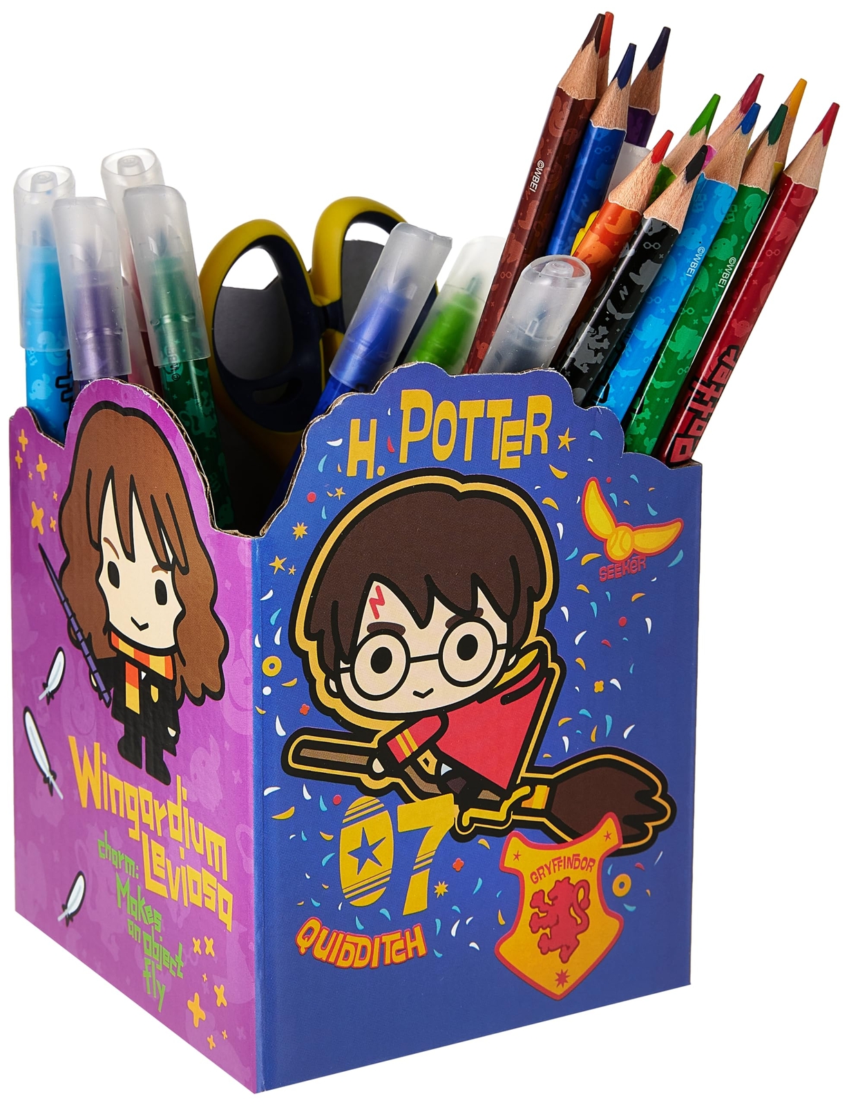 Maped - Harry Potter-tekenset, 35 delen om te knutselen, inclusief kinderschaar,