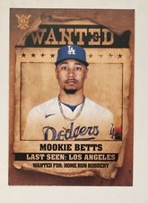 MOOKIE BETTS 2021 Topps Big League -  Wanted #WT-2 Dodgers All-Star