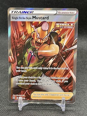 pokemon mustard card POKÉMON GAME S5I 081/070 SR If you searched your deck in this way Rapid Strike Style Mustard |