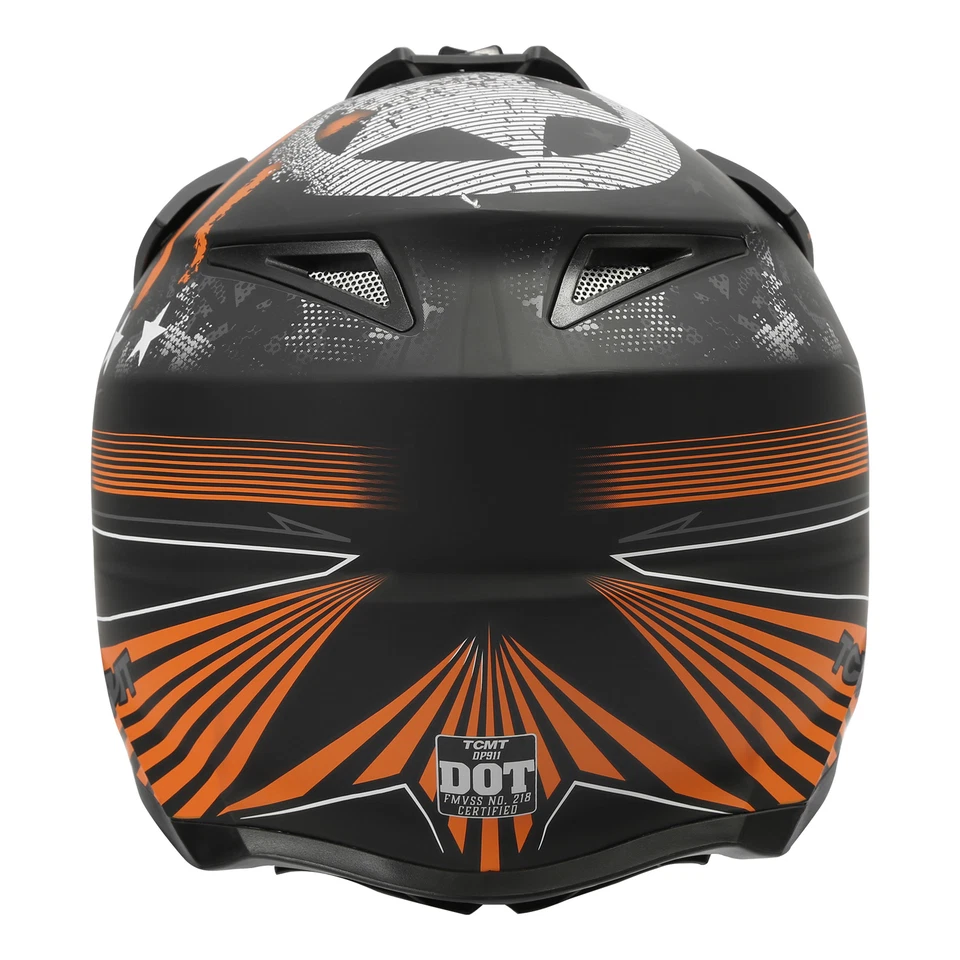 Casco integral DOT para adultos todo terreno moto de cross UTV carreras motocross M/L/XL/XXL EE. UU. Foto 3 de 4