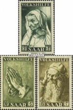 Saarland 365-367 (kompl.Ausg.) gestempelt 1955 Volkshilfe