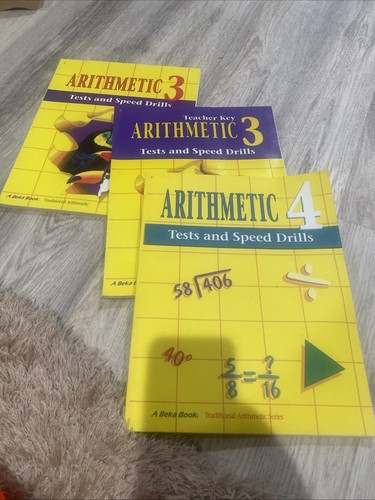 Abeka Arithmetic 3 /4Curriculum/Lesson Plans & Teacher Keys Homeschool ...