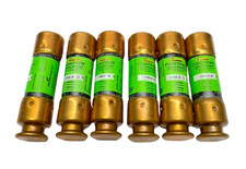  Pack of 6 Bussmann FRN-R-20 Dual-Element Time-Delay Fuse, 20A, 250VAC, 125VDC