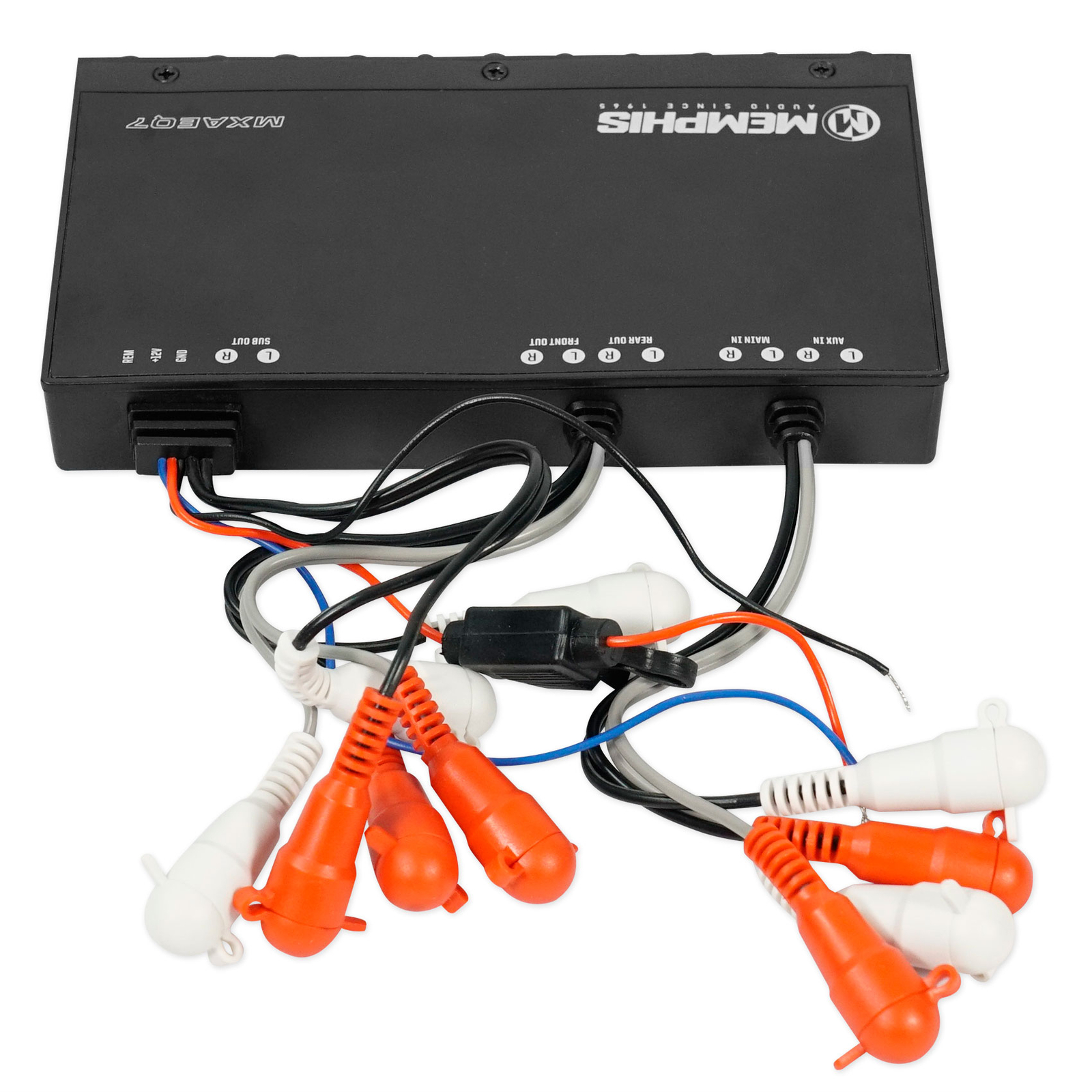 Memphis Audio MXAEQ7 Half 12 Din 7-полосный морской эквалайзер для 4 лодокквадроцикловUTVRZR