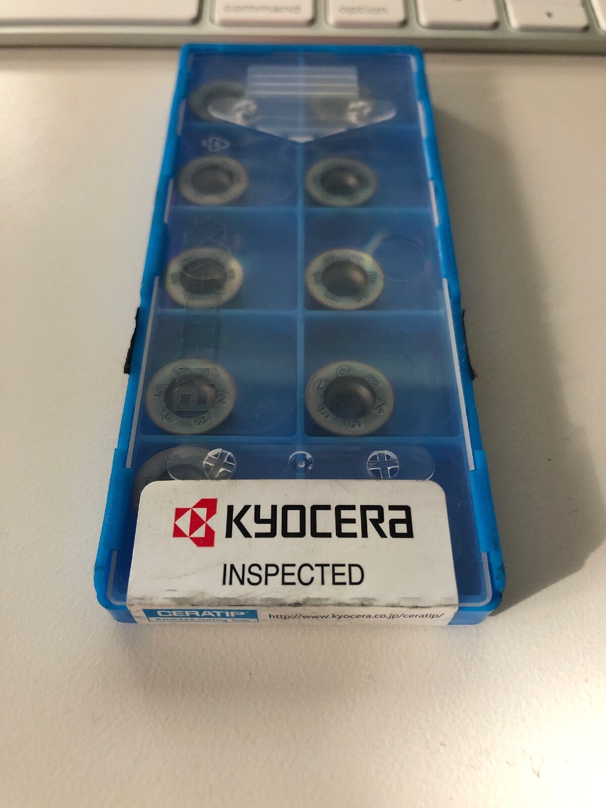 Kyocera CERATIP Pnmu1205anergm Carbide Inserts Grade Pr1525 10pcs for