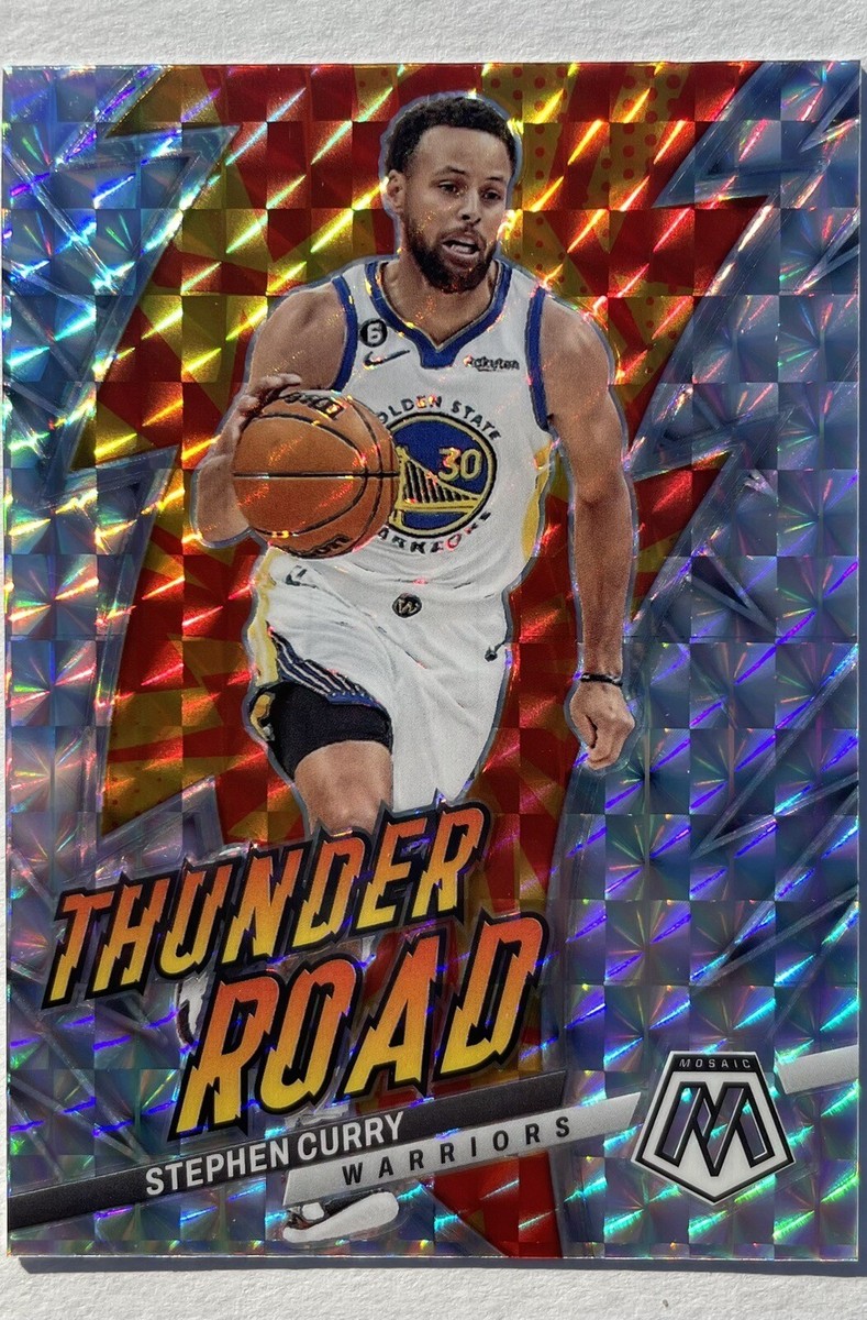 Stephen Curry ﻿2022 Panini Mosaic Thunder Road Mosaic #12 | eBay