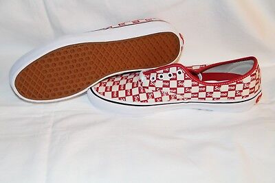 Supreme x Vans Authentic Red Checker Logo (Size 10) | eBay Supreme x Vans Authentic Red Checker Logo (Size 10) | eBay