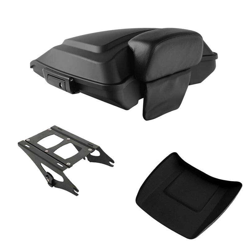 60枚 ⑧ Matte Black Razor Trunk Backrest Mounting Rack Fit For Harley