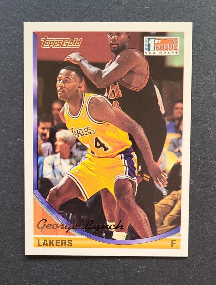 1993-94 Topps Gold #264 George Lynch Lakers Rc Rookie | eBay