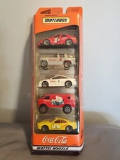Matchbox Coca-Cola 5 Pack Gift Set Mattel Wheels, 35999 1998 New Sealed