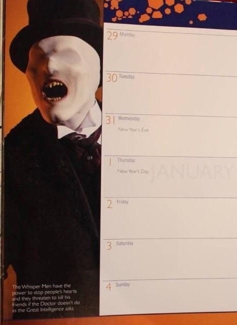 DR WHO MATT SMITH DIARY DAILY DAY PLANNER PICTURE CALENDAR WORK SCHOOL BOOK NEW