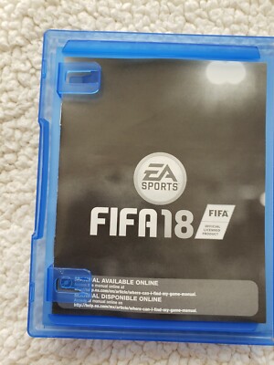 FIFA 18 PS4 - PlayStation 4 - Complete W/Case and Manual