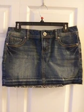 SO NWT Jean Mini Skirt Size 7