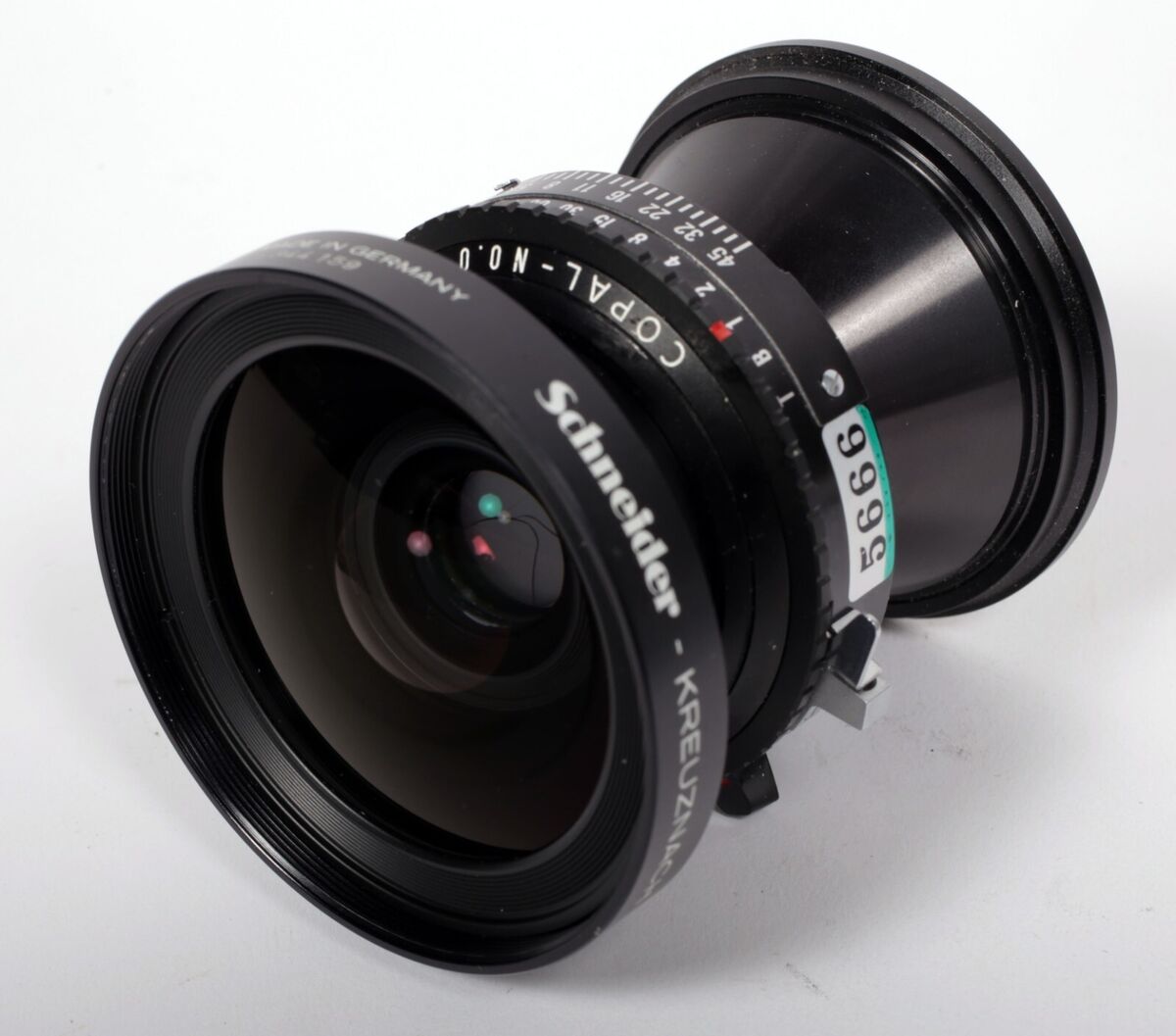 Schneider Super Angulon MC 75mm F5.6 Lens in Copal #0 Schneider Super Angulon MC 75mm F5.6 Lens in Copal #0
