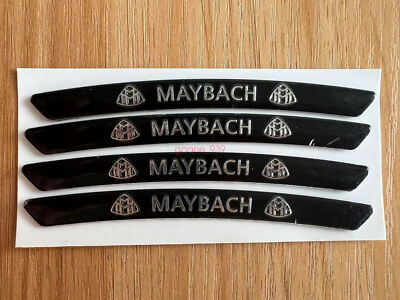 4P FOR Mercedes Maybach Edition Sport Wheels Badge 3D Sticker Emblem Decoration