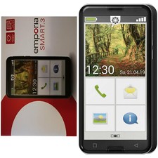 BNIB Emporia SMART.3 Single SIM 16GB  2GB Black Factory Unlocked 4G GSM