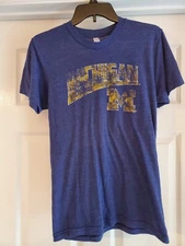 University of michigan wolverines shirt size small Americam Apparel