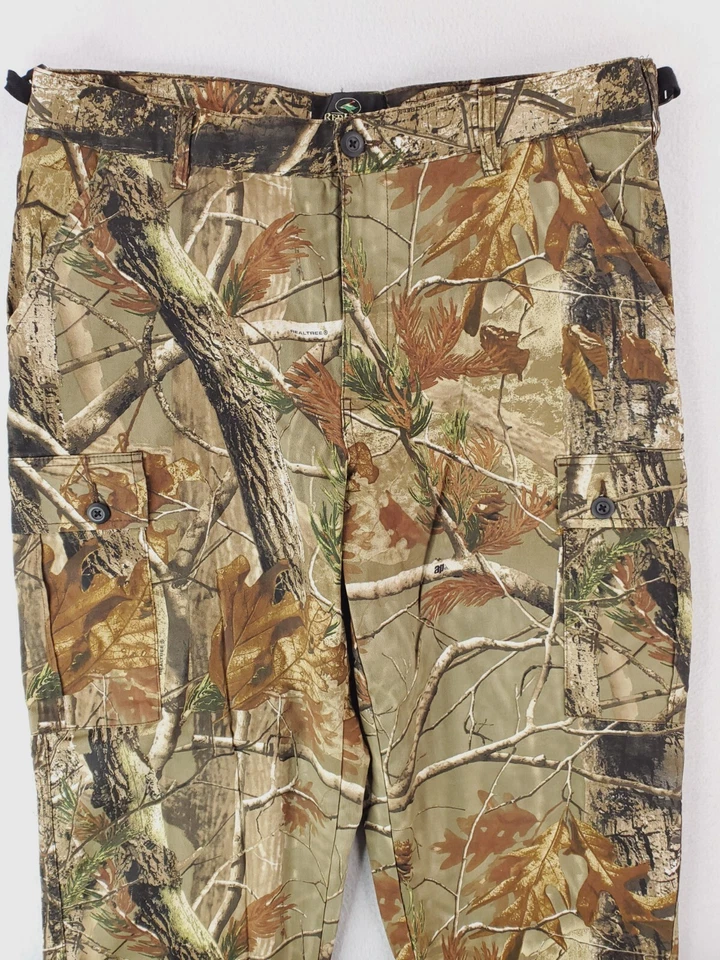 Redhead Pants Mens Large Camo Cargo Utility Real Tree Hunting Relaxed Tapered - Image 2 of 4