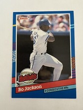 Bo Jackson 91 Donruss Highlights Baseball Error card(No Dot After Inc) FREE SHIP