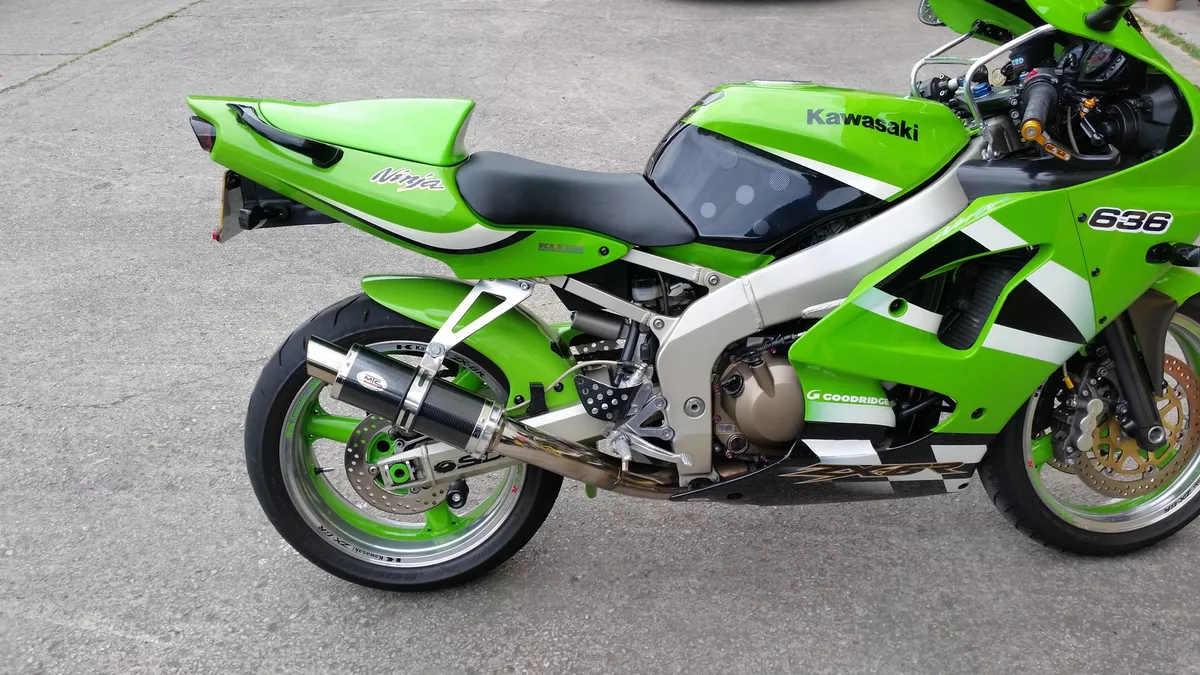 Kawasaki ZX636 ZX6R G J A1P 98 02 Carbon GP PRO RACE Motorbike