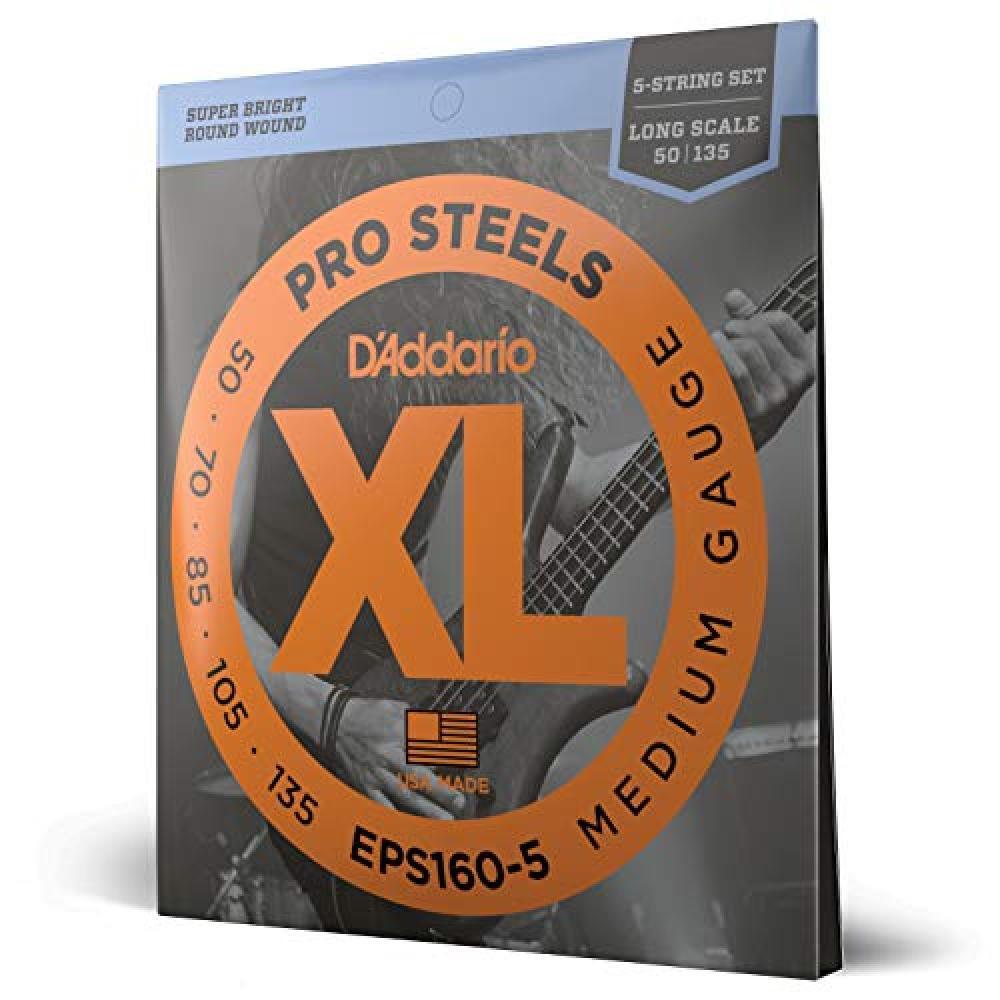 D'Addario EPS160-5 Set Corde Basso Prosteel - NUOVO