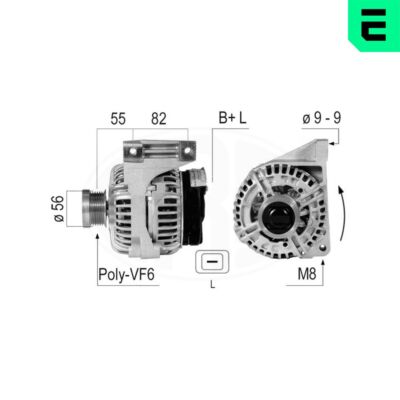 ERA Lichtmaschine Generator 140A 14V für Volvo XC90 I D5 AWD 2.5 T T6 2.4 2.3