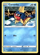 Pokemon Carvanha Champion's Path Card #11/73