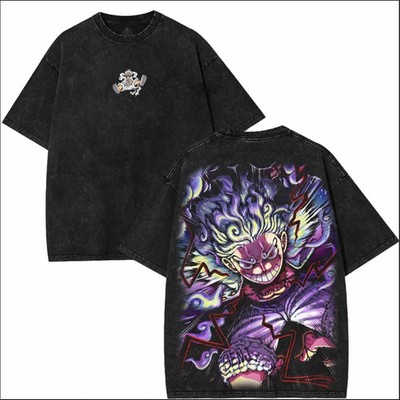 Lufi JoiBoy Retro Vintage Graphic Tee Dark Anime Streetwear T-Shirt