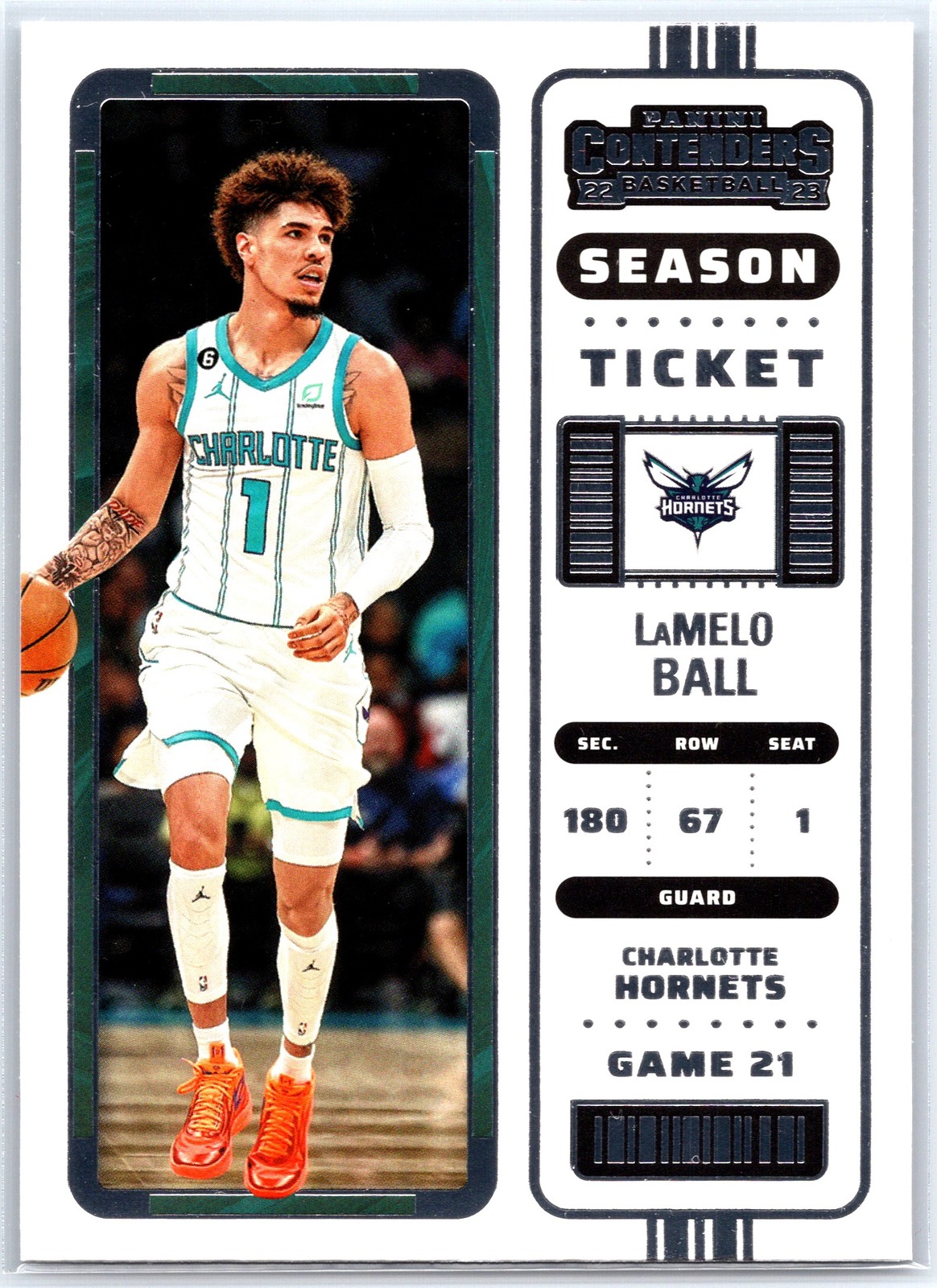 2022-23 Panini Contenders #72 LaMelo Ball Season Ticket