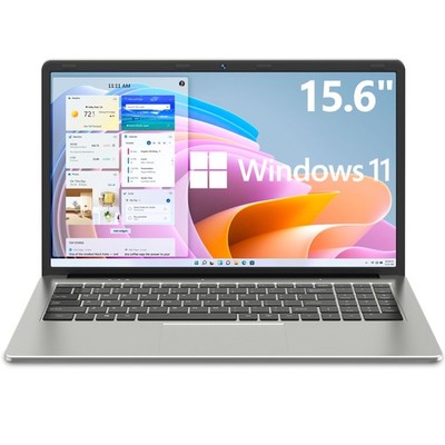 15,6 Zoll Laptop leicht mit Intel J4105 Prozessor 4GB RAM 128GB SSD Windows 11