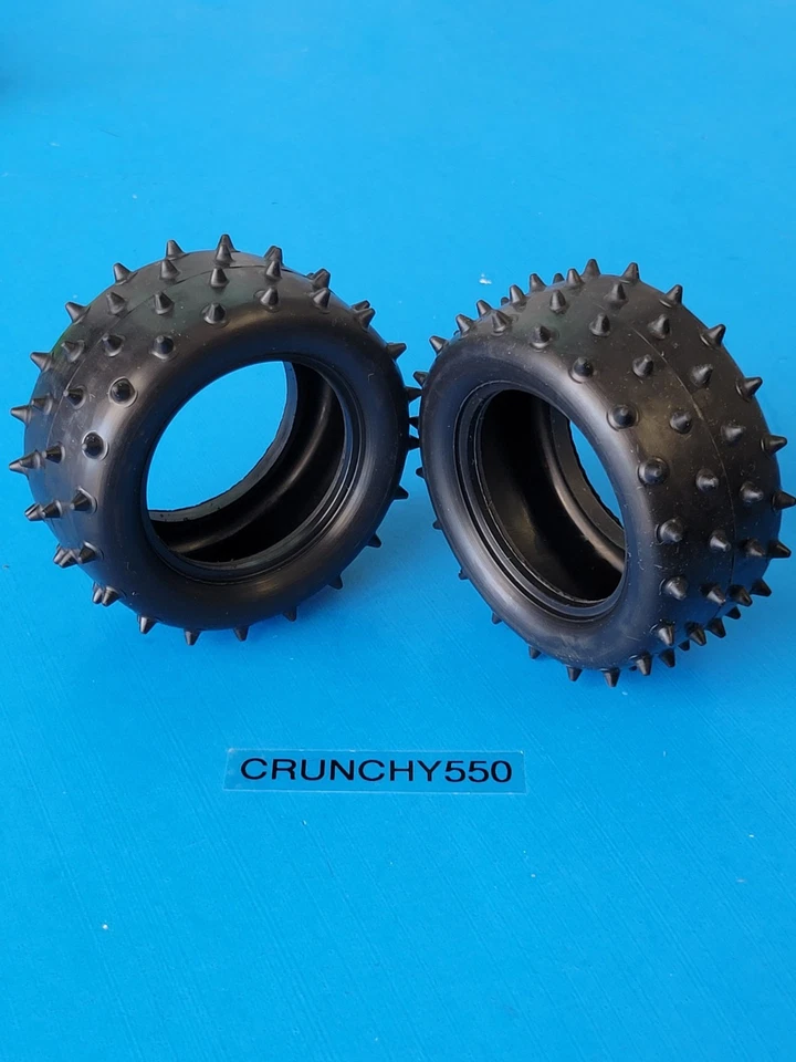 Duratrax 1.9" Buggy Rear Pin Spike Tires DTXC5113 Kyosho Losi Tamiya RC10 RC - Image 2 of 4