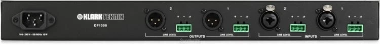 Klark Teknik DF1000 Dual-Channel Automatic Feedback Suppression Processor - Image 2 of 4