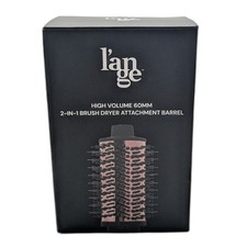 L  ange High Volume 60mm 2  in  1 Brush Dryer Attachment Black Barrel Open Box