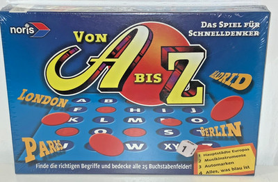 Von A bis Z  Das Spiel für Schnelldenker Neu OVP Brettspiel Noris